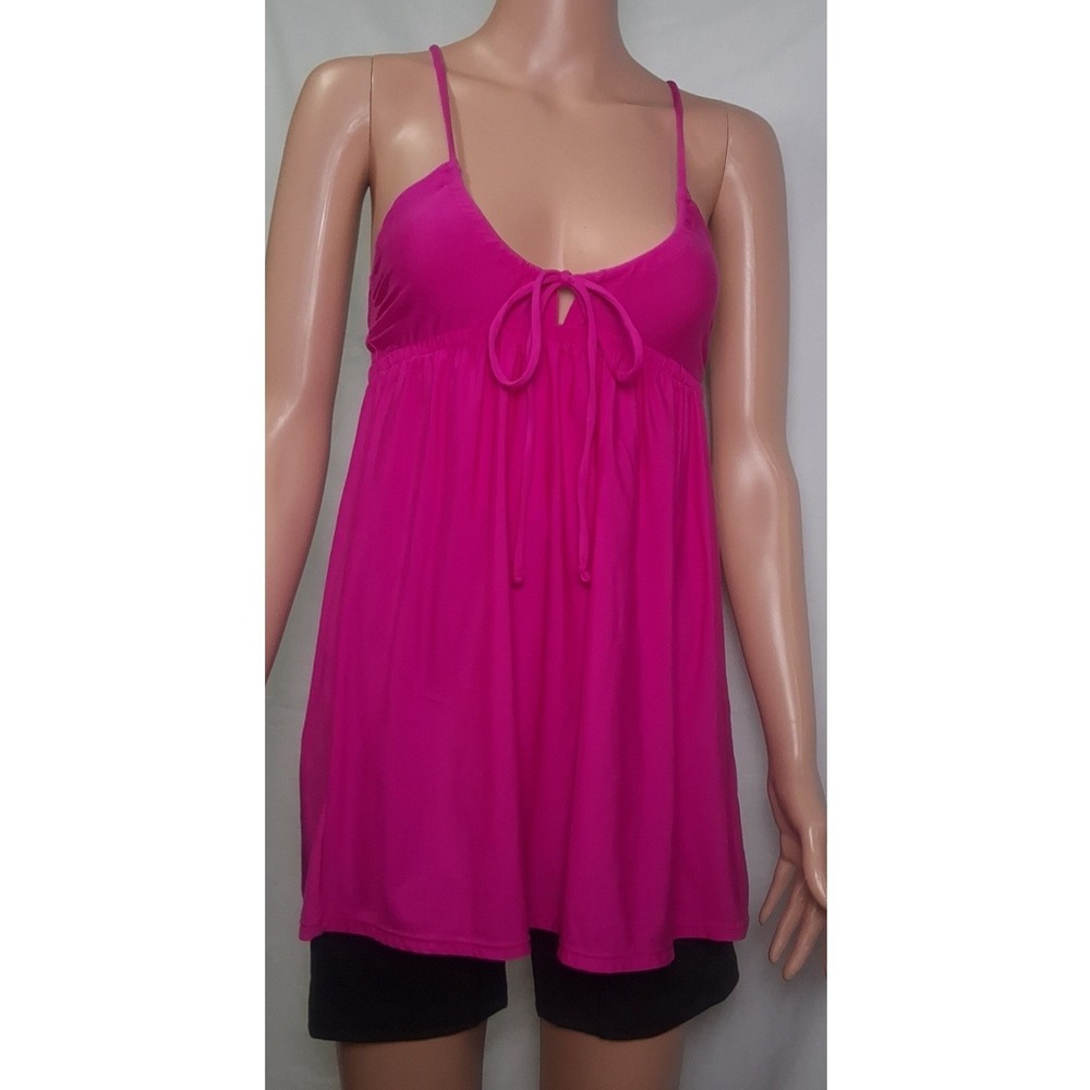 Salt & Cove Swim Cover Up Criss Cross Back Tie Front Pink XS